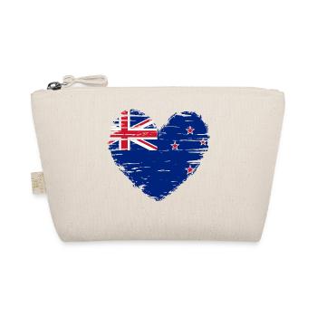 Nouvelle-Zélande coeur drapeau blason - Trousse biologique - nature - Devant