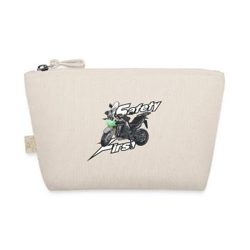 Africa Twin Enduro - safety first silver - Organic Pouch - nature - Front