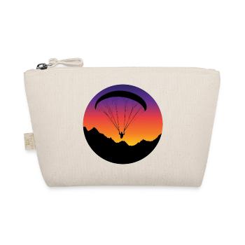 Gleitschirm Fliegen Paraglider Pilot Paragliding F - Bio-Täschchen - Natur - Vorne