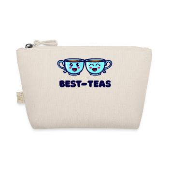 Best Friends Tea Cup Saying - Organic Pouch - nature - Front