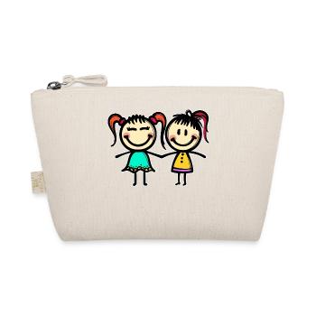Girlfriend Best Friends - Organic Pouch - nature - Front