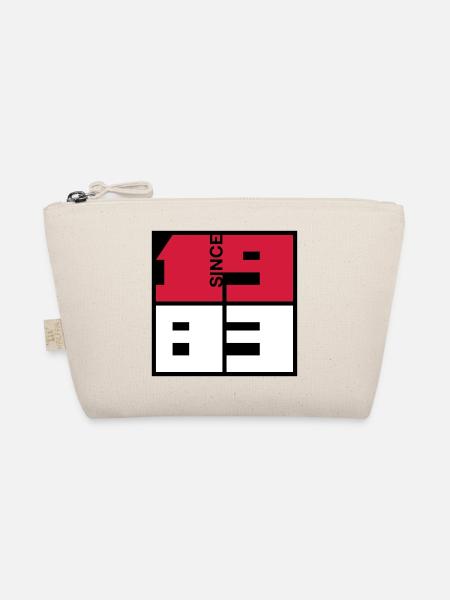 1983 Année de naissance. Cherchez votre année dans ma boutique - Trousse biologique - nature - Devant