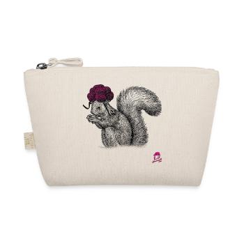 Noir-forêt-noire écureuil avec chapeau - Trousse biologique - nature - Devant