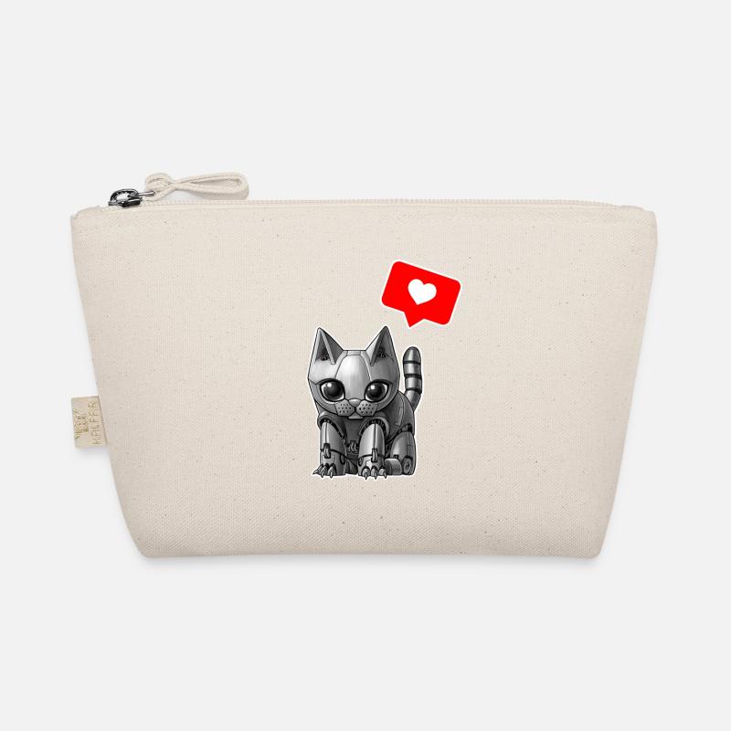 Chat robot mignon - Trousse biologique - nature