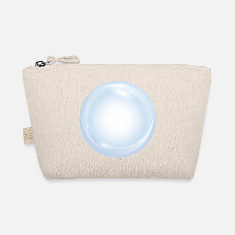 Crystal ball with delicate light reflections in pastel Organic Pouch