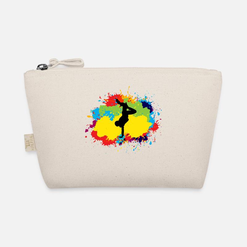 Breakdance Breakdancing Break-dancer Watercolour Organic Pouch