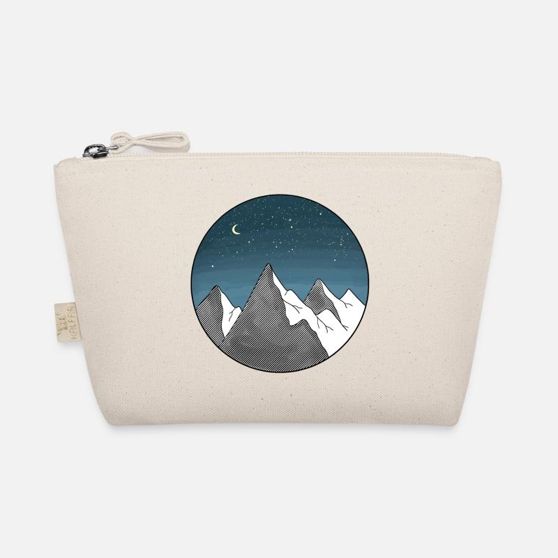 Mountain starry sky Organic Pouch