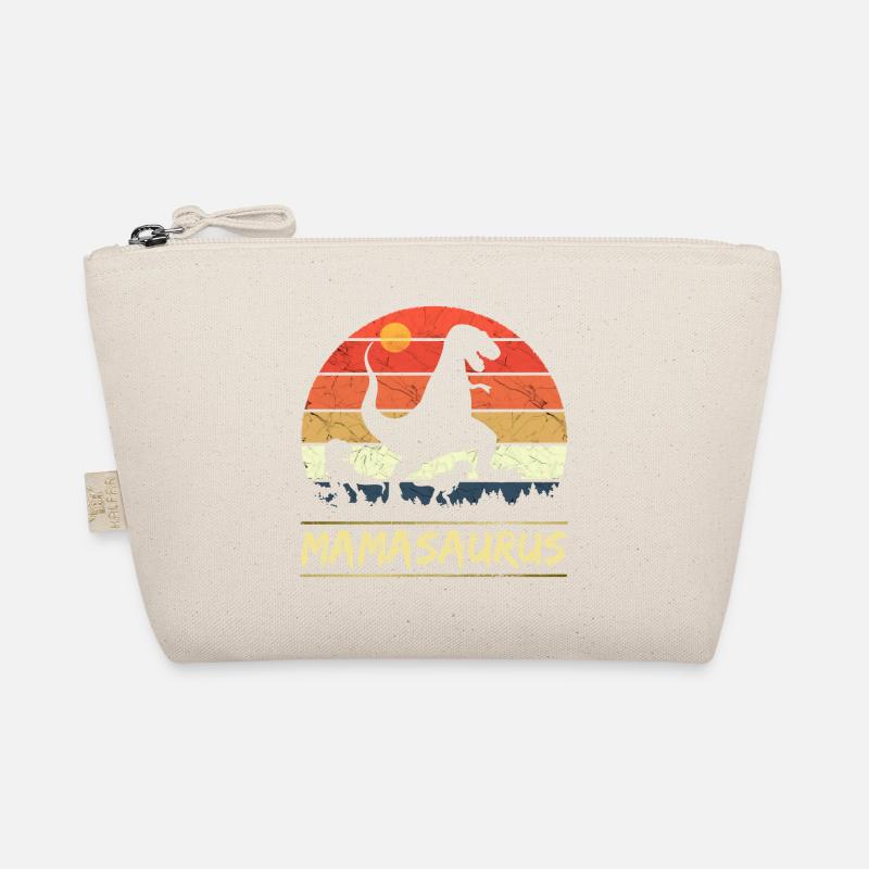 Mamasaurus - Retro! - Organic Pouch - nature