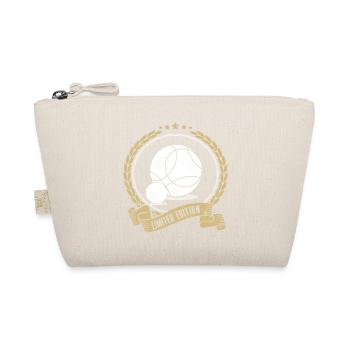 Boule Petanque Limited Edition Saying Boule Player - Organic Pouch - nature - Front