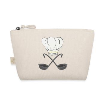 Toque de chef avec louches à soupe, cuisson - Trousse biologique - nature - Devant