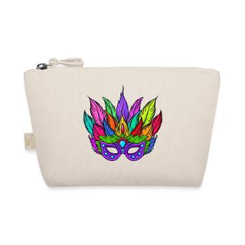 Masken Karneval Fasching - Bio-Täschchen - Natur - Vorne
