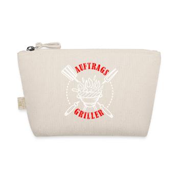 Auftragsgriller Grillen BBQ Grillmeister Geschenk - Bio-Täschchen - Natur - Vorne