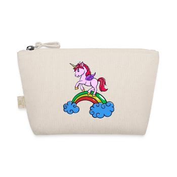 Einhorn Cool Tier - Bio-Täschchen - Natur - Vorne