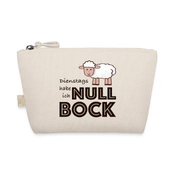 Null Bock auf Dienstag - Schaf - Bio-Täschchen - Natur - Vorne