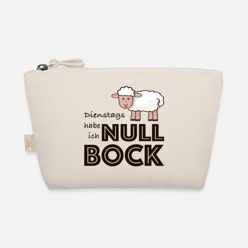 Null Bock auf Dienstag - Schaf - Bio-Täschchen - Natur