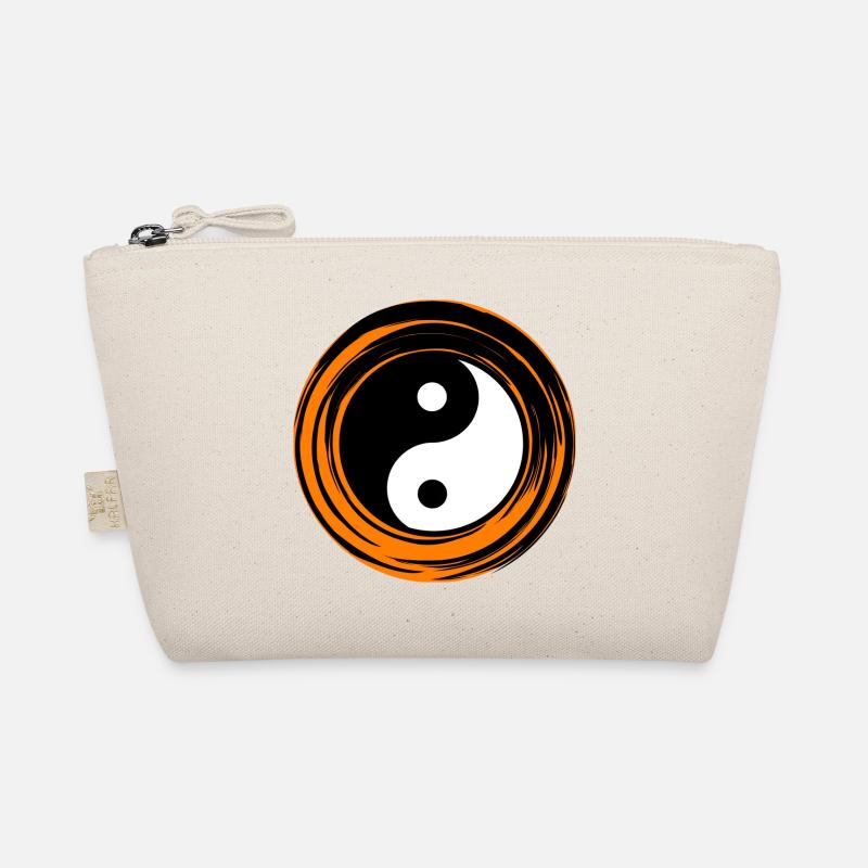 Yin-Yang orange - Bio-Täschchen - Natur