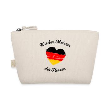 Fußball Deutscher Meister der Herzen - Bio-Täschchen - Natur - Vorne