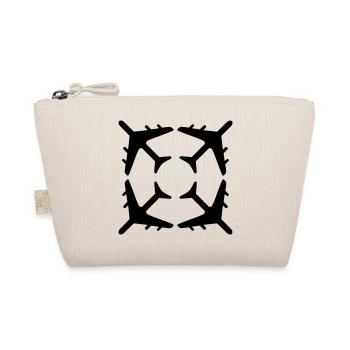 Four aircraft symmetrically arranged - Organic Pouch - nature - Front
