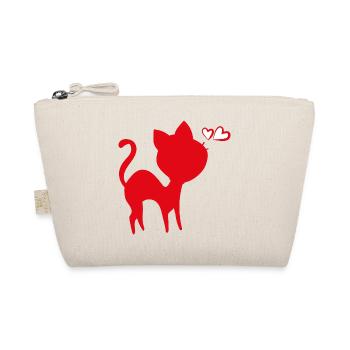 cat - Bio-Täschchen - Natur - Vorne