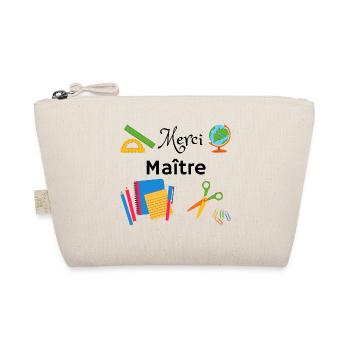 Merci Maître cadeau fin année scolaire instituteur - Trousse biologique - nature - Devant