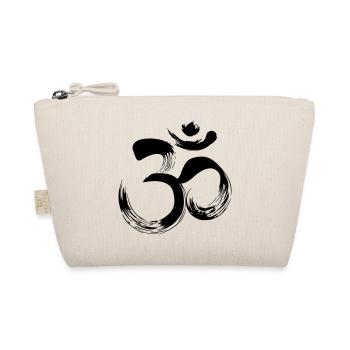 Yoga OM Sanskrit - Bio-Täschchen - Natur - Vorne