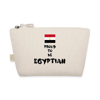 'Proud To Be Egyptian' - Organic Pouch - nature - Front