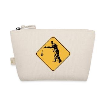Panel attention fishing to the magnet gift idea - Organic Pouch - nature - Front