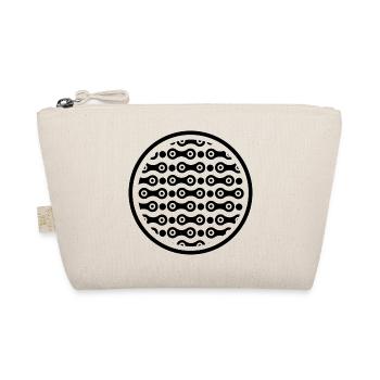 chain cycle bicycle chain team bike - Organic Pouch - nature - Front