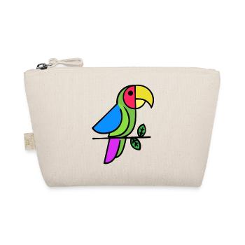Natur Vogel Tiere - Bio-Täschchen - Natur - Vorne