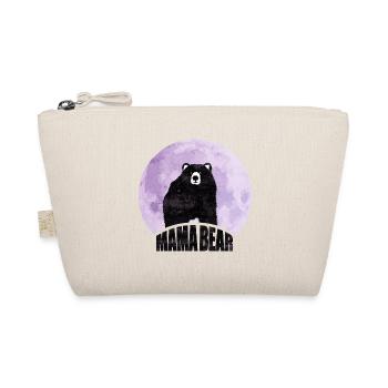 Mama Bear proud Mommy proud mother - Organic Pouch - nature - Front