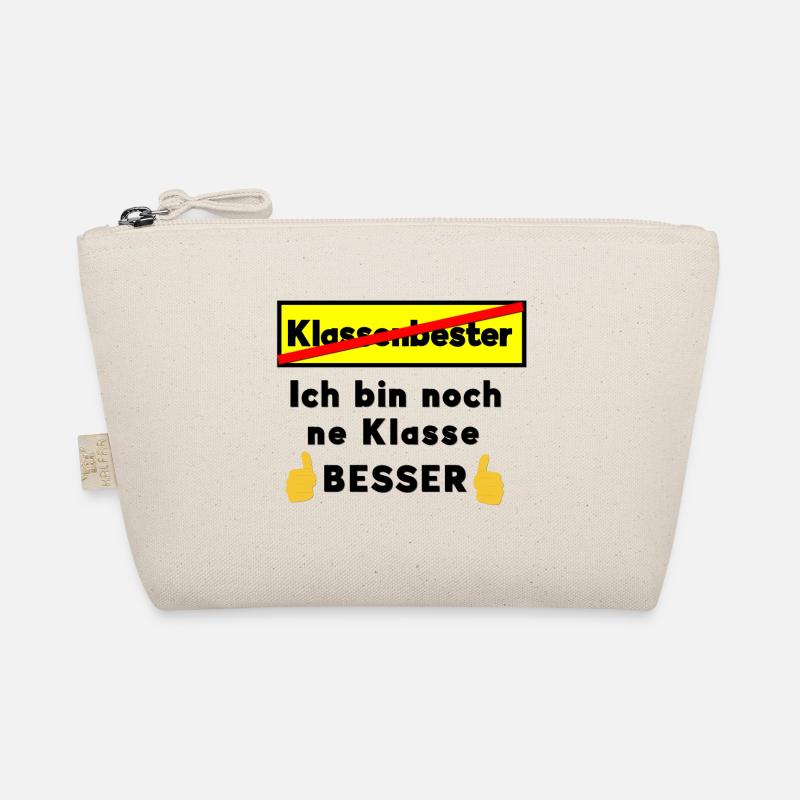 Nicht Klassenbester ich bin noch ne Klasse besser Bio-Täschchen
