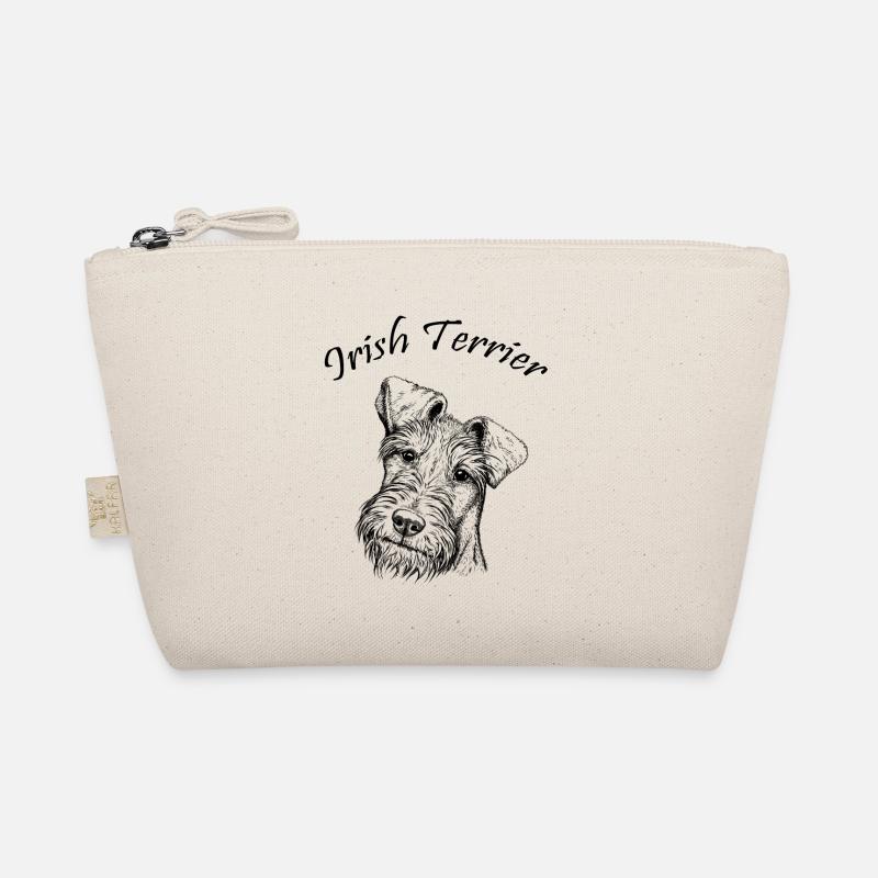 Irish Terrier Portrait Organic Pouch