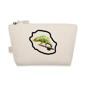 Chameleon vert sur branche - Trousse biologique - nature - Devant