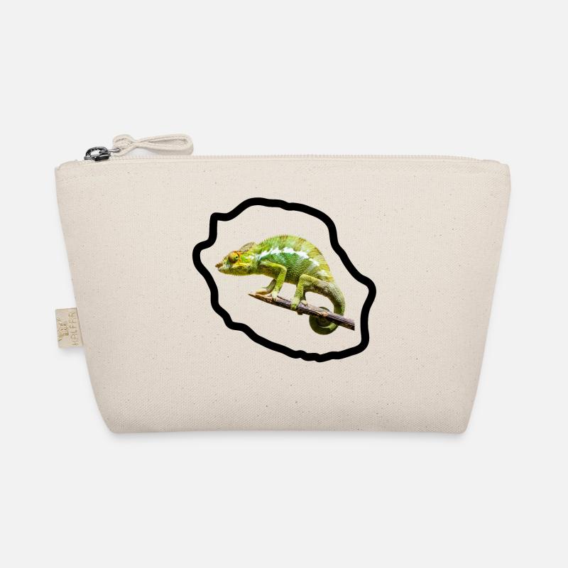 Chameleon vert sur branche - Trousse biologique - nature
