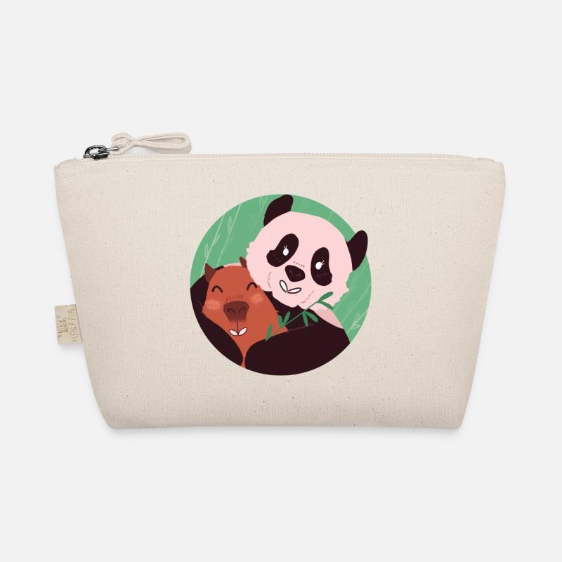 Capybara & Panda Freunde Bio-Täschchen