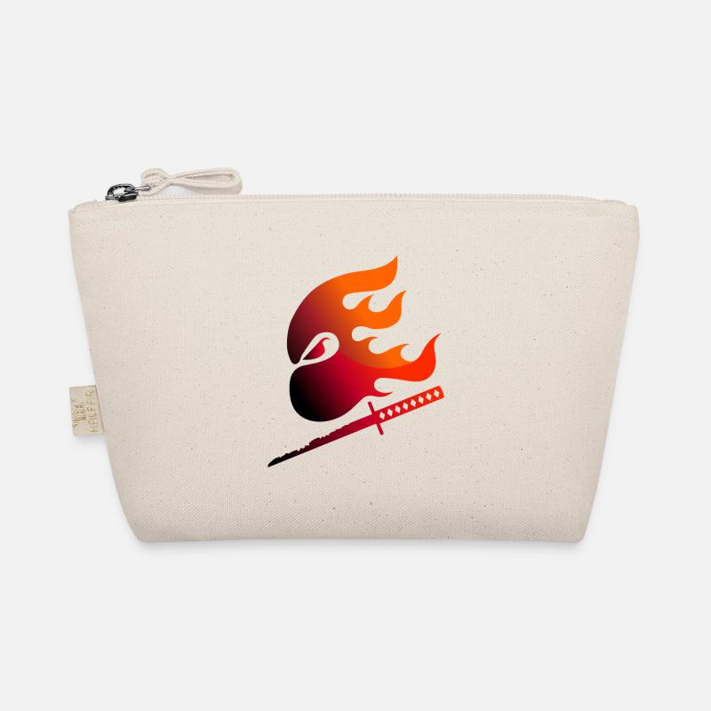 Ninja - Fire - Flame Organic Pouch