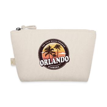 Orlando Florida Vintage Beach Design - Bio-Täschchen - Natur - Vorne