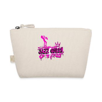 Jazz Queen Graffiti Design - Organic Pouch - nature - Front