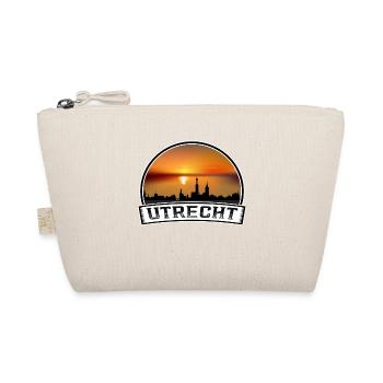 Utrecht Netherlands Skyline Vintage Sunset Travel - Organic Pouch - nature - Front