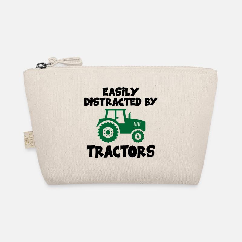 Easily Distracted By Tractors Organic Pouch