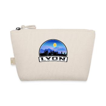 Lyon Frankreich Skyline Vintage Sonnenuntergang Reise Souvenir - Bio-Täschchen - Natur - Vorne