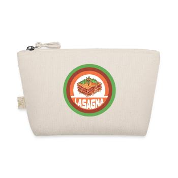 Lasagna Vintage Design - Organic Pouch - nature - Front