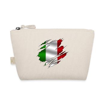 Italien - Italien - Zerrissenes Design - Bio-Täschchen - Natur - Vorne