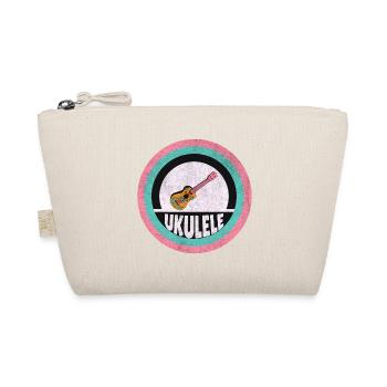 Hawaii Vintage Ukulele - Organic Pouch - nature - Front