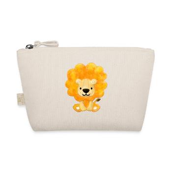 cute little baby lion for kids - Organic Pouch - nature - Front