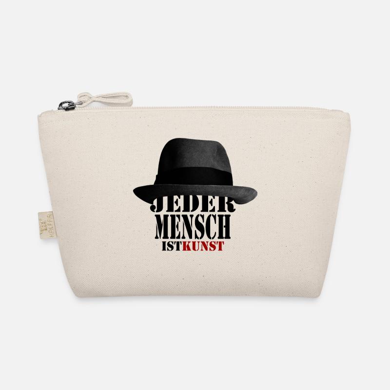 Jeder Mensch ist Kunst | Beuys Hut - Bio-Täschchen - Natur