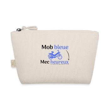 Mob bleu mec heureux - Trousse biologique - nature - Devant