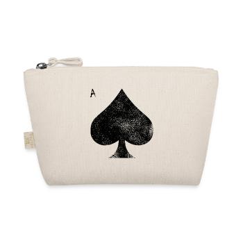 Ace of spades card to play poker casino - Organic Pouch - nature - Front