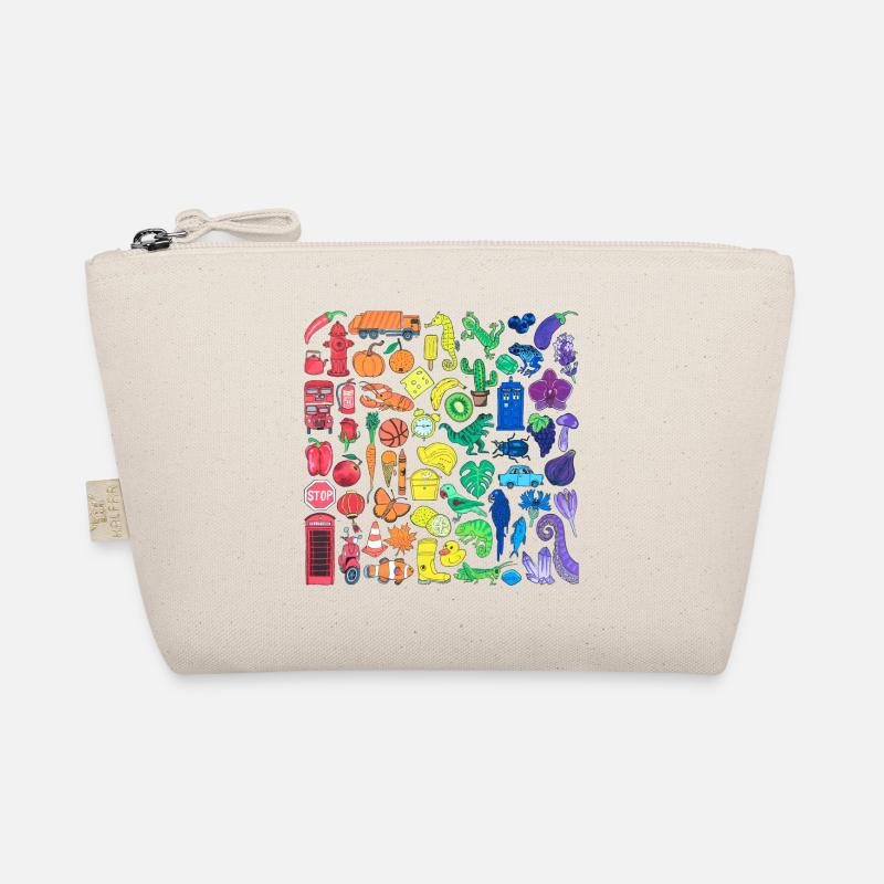 Regenbogen Farbverlauf Kleinteile Bio-Täschchen