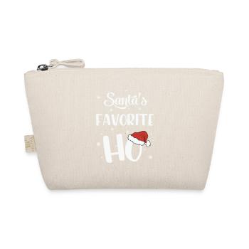 Santa'S Favorite Ho Funny Christmas - Organic Pouch - nature - Front